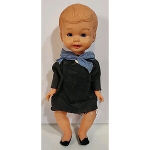 Vintage Italian Baby Doll Blue Eyes Red Mouth Movable Arms Legs Head
